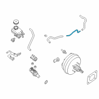 OEM 2015 Infiniti QX60 Tube-Booster To Tank Diagram - 47401-3JA0A