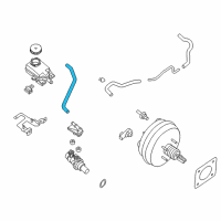 OEM 2013 Infiniti JX35 Hose Diagram - 46227-3JA0A