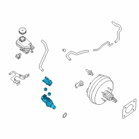 OEM 2014 Nissan Pathfinder Cylinder Brake Master Diagram - 46010-3JA0C