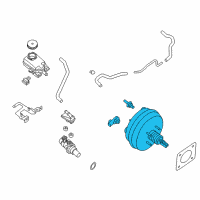 OEM 2013 Nissan Pathfinder Booster Assy-Brake Diagram - 47210-9NA0C