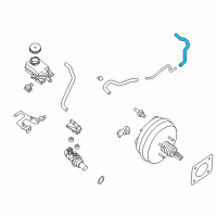 OEM 2019 Infiniti QX60 Hose-Brake Booster Diagram - 47474-3JA0A