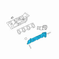 OEM 2012 Ford F-350 Super Duty Manifold Diagram - DC3Z-9430-A