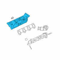 OEM Ford F-250 Super Duty Heat Shield Diagram - FC3Z-9Y427-A