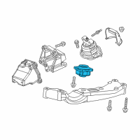 OEM 2018 Dodge Charger Mount-Transmission Diagram - 68084749AB