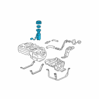 OEM 2005 Honda CR-V Module Assembly, Fuel Pump (Sakamoto) Diagram - 17045-S9A-A30