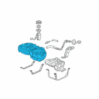 OEM 2005 Honda CR-V Tank, Fuel Diagram - 17500-SCA-A31