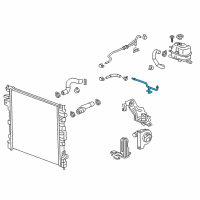 OEM 2018 Chevrolet Traverse Outlet Pipe Diagram - 84097810