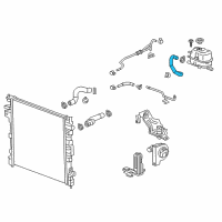 OEM Chevrolet Traverse Outlet Hose Diagram - 84299725