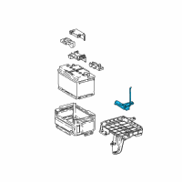 OEM Toyota C-HR Hold Down Clamp Diagram - 74405-10010