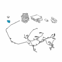 OEM Honda Ridgeline Sensor Assy, Side Diagram - 77970-TR0-A11