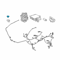 OEM 2012 Honda CR-V Sensor Assy, Satel Diagram - 77975-TK4-A11