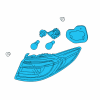 OEM Hyundai Lamp Assembly-Rear Combination Outside, RH Diagram - 92402-C2500