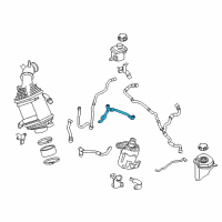 OEM 2018 BMW X5 Coolant Pump Hose Diagram - 17-12-7-850-100