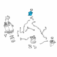 OEM 2017 BMW X5 Cooling Water Expansion Tank Diagram - 17-13-7-841-266