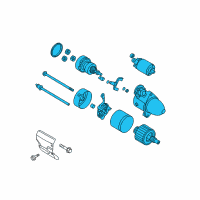 OEM Hyundai Sonata Starter Assembly Diagram - 36100-3C150