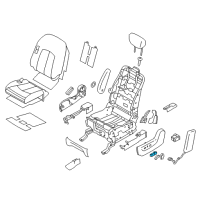 OEM 2015 Nissan Quest Switch Assembly-Front Seat, LH Diagram - 87067-1JB6D