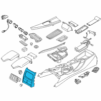 OEM 2016 BMW M3 Covering Rear Diagram - 51-16-9-235-494