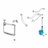 OEM 2017 Chevrolet Caprice Reservoir Diagram - 92164620