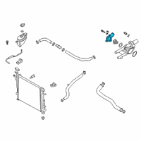 OEM Hyundai Santa Fe Sport Fitting-Coolant Inlet Diagram - 25630-2GTA0