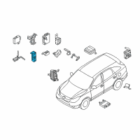 OEM 2012 Hyundai Veracruz Relay Assembly-ICM Diagram - 95200-3J500