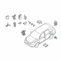 OEM Hyundai Veracruz Control Unit-Back Warning Diagram - 95700-3J100