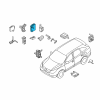 OEM Hyundai Brake Control Module Unit Assembly Diagram - 95400-3J411