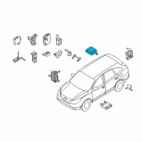 OEM Hyundai Module Assembly-Smart Key Diagram - 95480-3J100