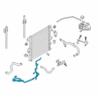 OEM Ford Ranger Reservoir Hose Diagram - KB3Z-8075-E