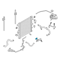 OEM 2019 Ford Edge Adapter Gasket Diagram - K2GZ-8255-B