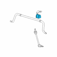 OEM 2004 Lincoln LS Bushings Diagram - 3W4Z-5493-BA