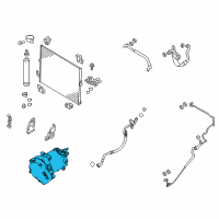 OEM 2014 Infiniti Q70 COMPRESSOR - COOLER Diagram - 92600-1MG0C