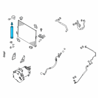 OEM 2018 Infiniti Q70 Tank Assembly - Liquid Diagram - 92133-JA81A