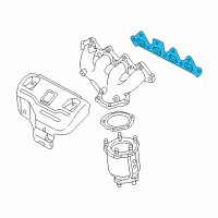 OEM 2001 Kia Spectra Gasket Assembly-Exhaust Manifold Diagram - 0K2AA13460