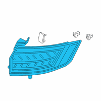 OEM 2019 Ford Edge Tail Lamp Diagram - KT4Z-13404-D