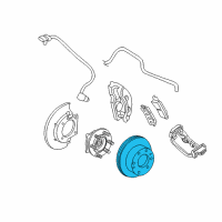 OEM GMC Sierra 1500 Rotor Diagram - 15942195