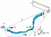 OEM Cadillac Hose & Tube Assembly Diagram - 84011932
