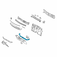 OEM 2013 Nissan Cube Reinforcement-Dash Lower Cross Member Diagram - 67414-1FD0A