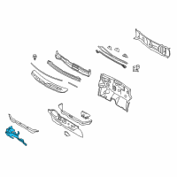 OEM 2012 Nissan Cube INSULATOR-Dash, Lower Front Diagram - 67810-1FC0A