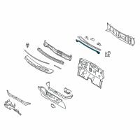 OEM 2011 Nissan Cube Seal-Hood Diagram - 66832-EW000