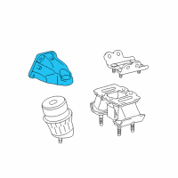 OEM 2016 Lexus GS200t Bracket, Engine Mount Diagram - 12311-36130