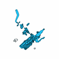 OEM 2021 Chevrolet Silverado 1500 Column Assembly Diagram - 84800783