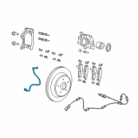 OEM Jeep Wrangler Brake Diagram - 68282499AD