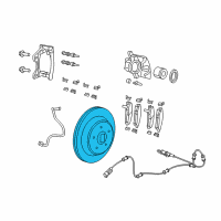 OEM 2022 Jeep Wrangler Rotor-Brake Diagram - 68273464AB
