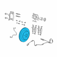 OEM 2018 Jeep Wrangler Rotor-Brake Diagram - 68273464AB