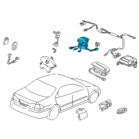 OEM 2001 Honda Accord Reel Assembly, Cable (Furukawa) Diagram - 77900-S84-A52