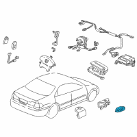 OEM Honda Accord Sensor Assy., Side Impact Diagram - 77970-S82-A12
