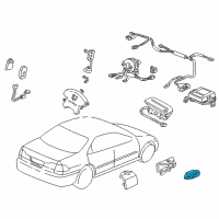 OEM 2001 Honda Accord Sensor Assy., Side Impact Diagram - 77970-S82-A12