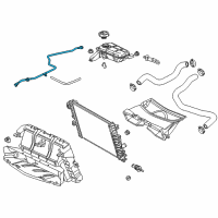 OEM 2014 Chevrolet Corvette Inlet Tube Diagram - 23495414
