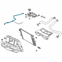 OEM 2017 Chevrolet Corvette Inlet Tube Diagram - 23495414