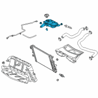 OEM 2016 Chevrolet Corvette Reservoir Diagram - 22786835